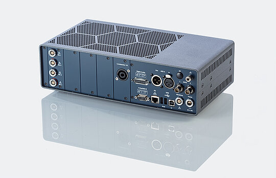 Rear view of hardware platform labCORE 