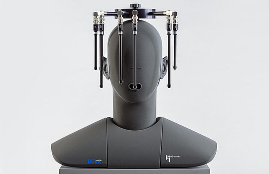 Microphone array MSA I mounted on an artificial head