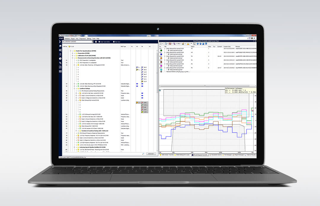 ACOPT software options for ACQUA on laptop