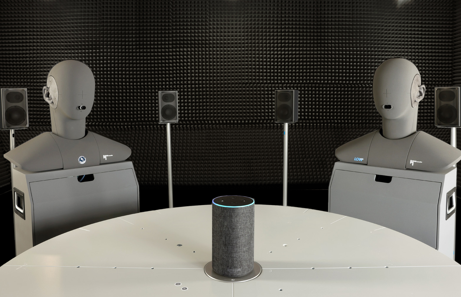 Testscenario of VoCAS with 2 artificial heads