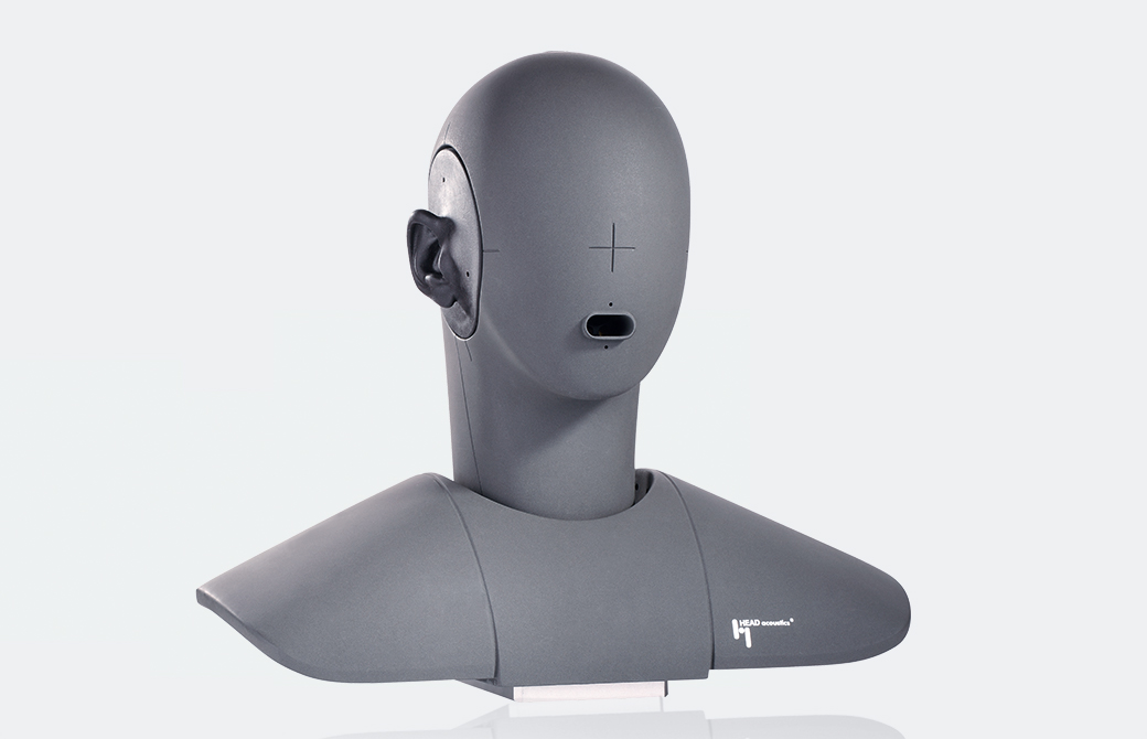 Front view of the artificial head II.5