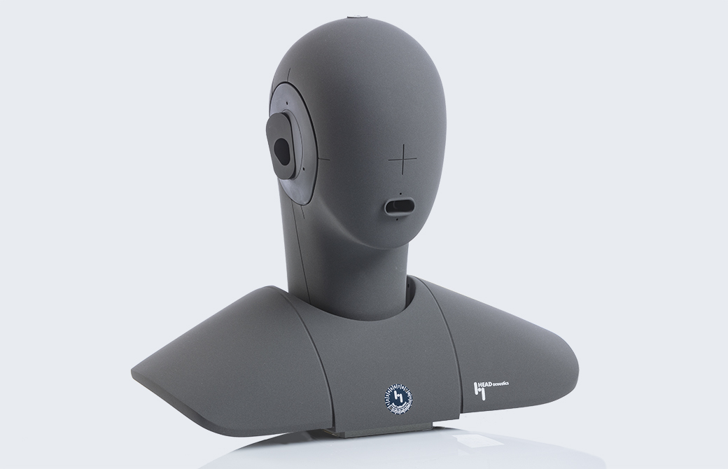 Draufsicht auf den Kunstkopf HMS II.6