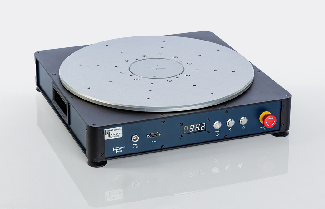 Front view of turntable HRT I