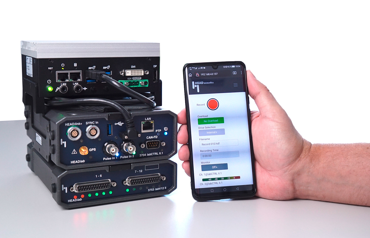 labSAR I.1 withHEADlab Controler, module and app control via Phone
